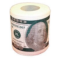 Туалетная бумага 100$ мини